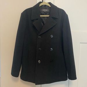 Kenneth Cole Reaction Pea Coat - Mens Size M